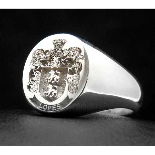 Lopes Coat of Arms Ring