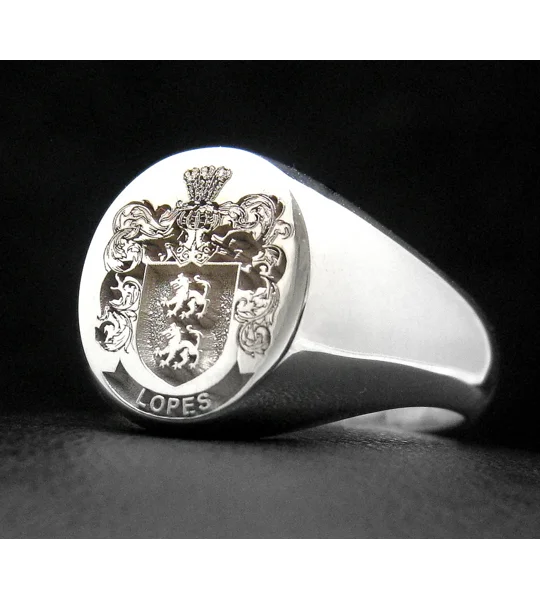 Lopes Coat of Arms Ring