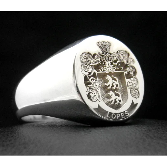 Lopes Coat of Arms Ring