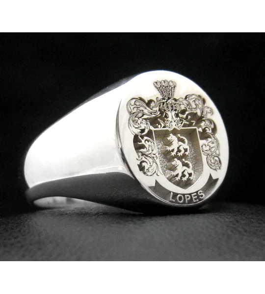 Lopes Coat of Arms Ring