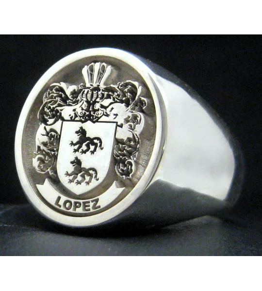 Lopez Family Crest Ring