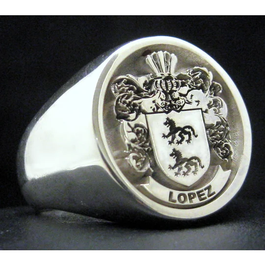 Lopez Family Crest Ring
