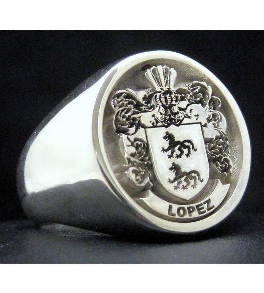 Lopez Family Crest Ring