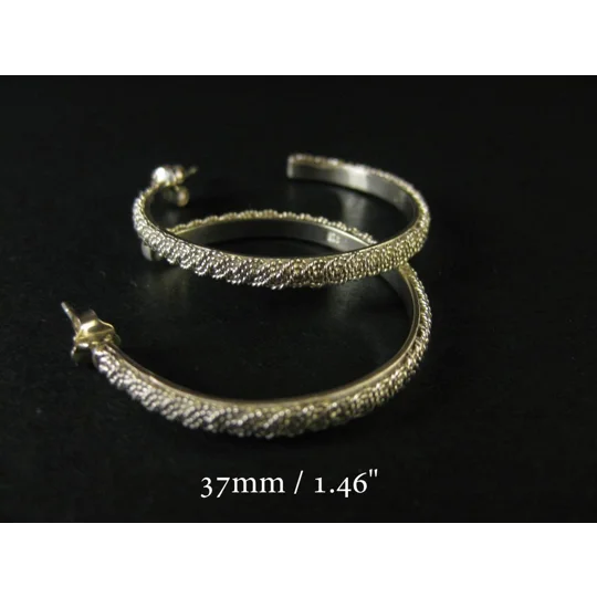 Silver Hoop Earrings