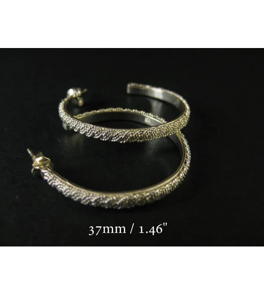 Silver Hoop Earrings