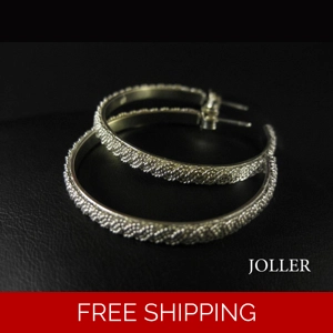 Silver Hoop Earrings