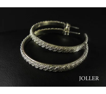 Silver Hoop Earrings