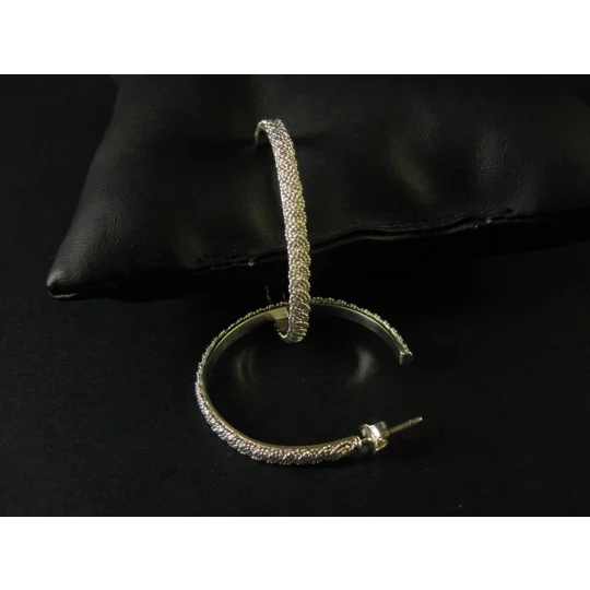 Silver Hoop Earrings