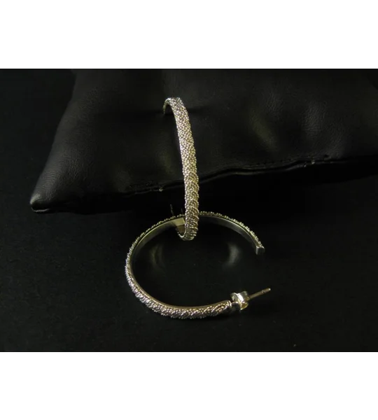 Silver Hoop Earrings