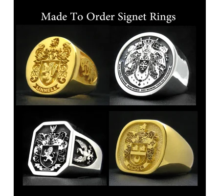 Made To Order Signet Rings