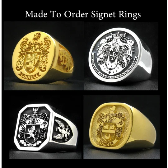 Made To Order Signet Rings