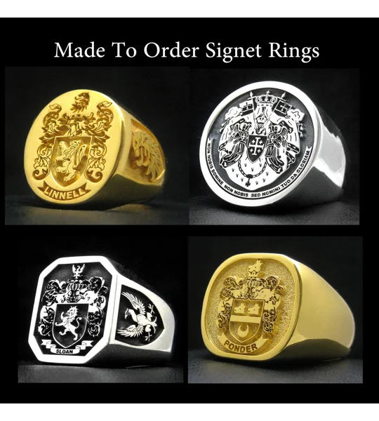 Made To Order Signet Rings