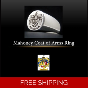 Mahoney Coat of Arms Ring