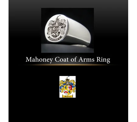 Mahoney Coat of Arms Ring
