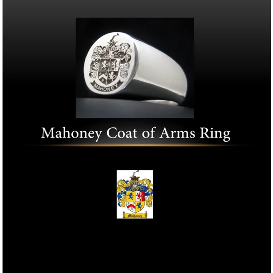 Mahoney Coat of Arms Ring