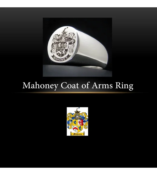 Mahoney Coat of Arms Ring