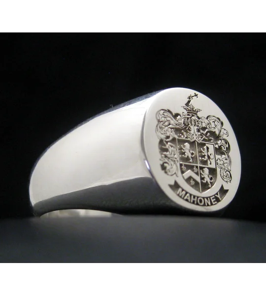 Mahoney Family Crest Ring