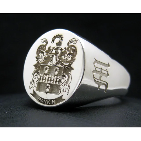Mankin Family Crest Ring