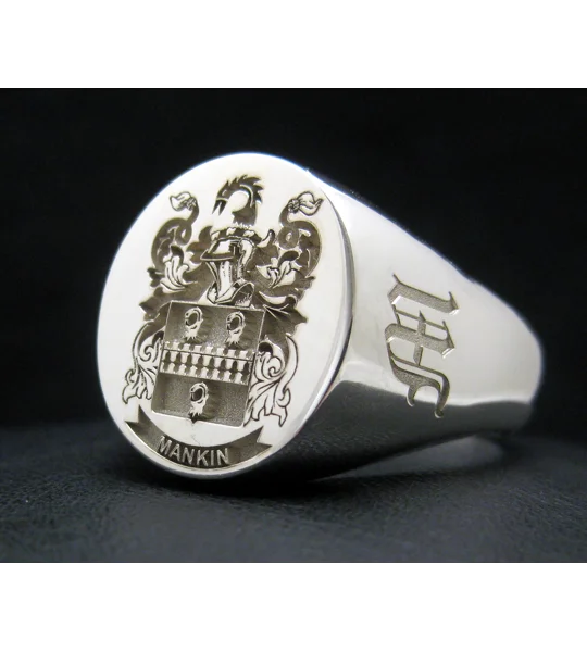 Mankin Family Crest Ring