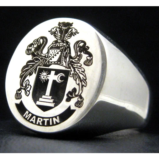 Martin Family Crest Ring