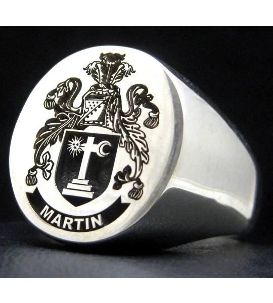 Martin Family Crest Ring