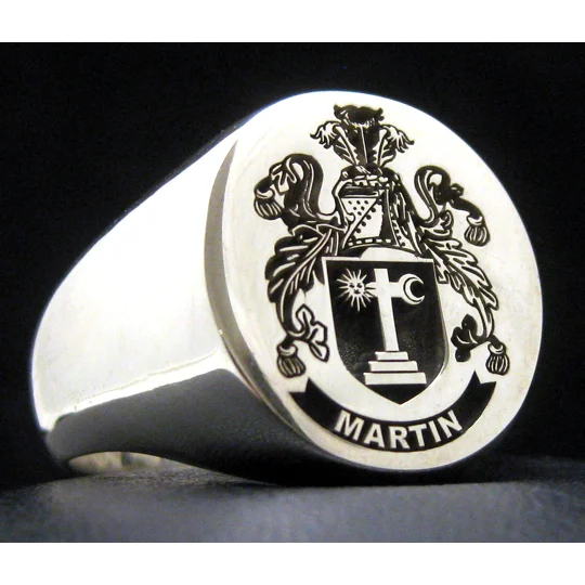 Martin Family Crest Ring