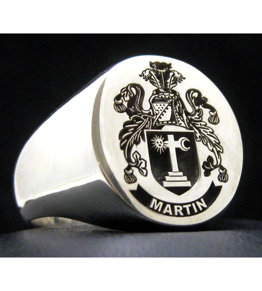 Martin Family Crest Ring