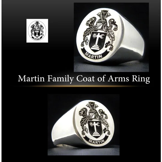 Martin Family Crest Ring