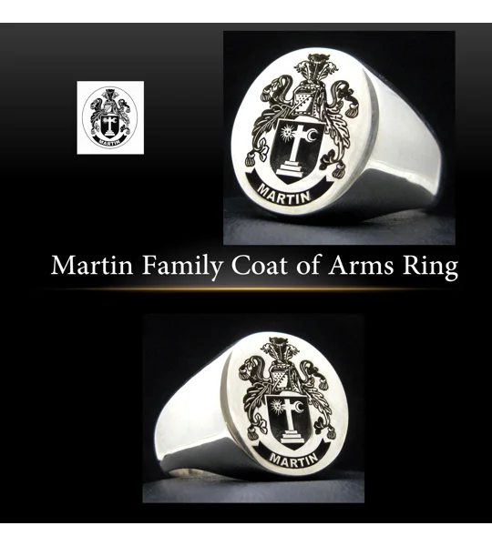 Martin Family Crest Ring