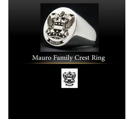 Mauro Family Crest Ring