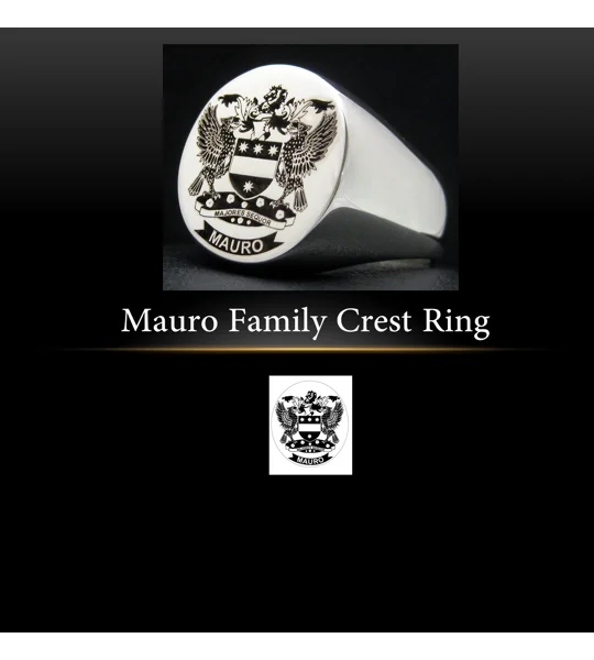 Mauro Family Crest Ring