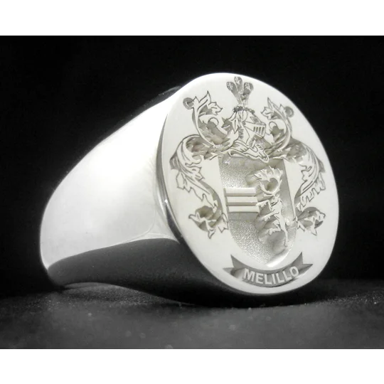 Melillo Family Crest Ring