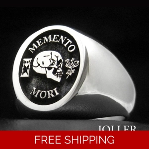 Memento Mori Signet Ring