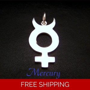 Mercury Pendant - Handmade