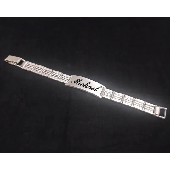 Men's ID Bracelet Personalized