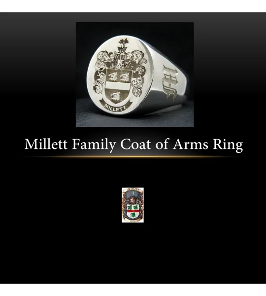 Millett Coat of Arms Ring