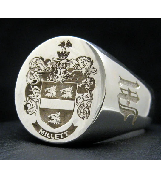 Millett Coat of Arms Ring