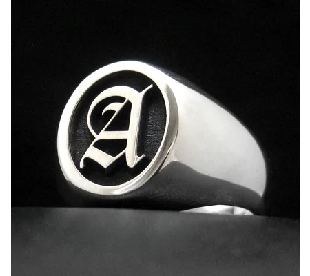 Monogram Signet Ring