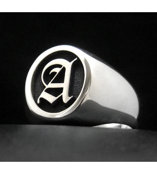 Monogram Signet Ring