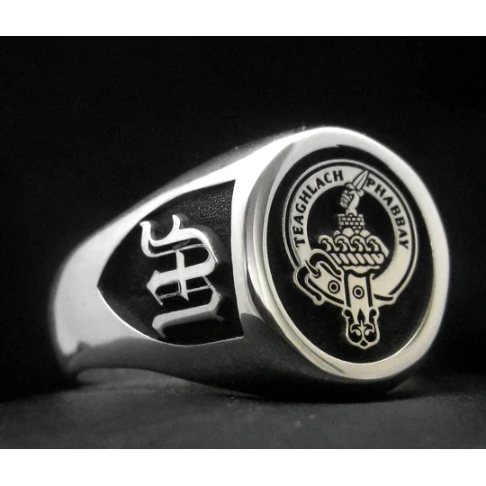 Morrison Clan family crest ring