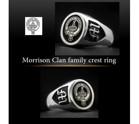 Morrison Clan family crest ring