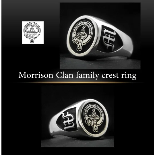 Morrison Clan family crest ring