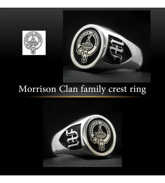 Morrison Clan family crest ring