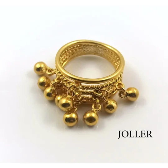 Gold Ring Filigree Spheres