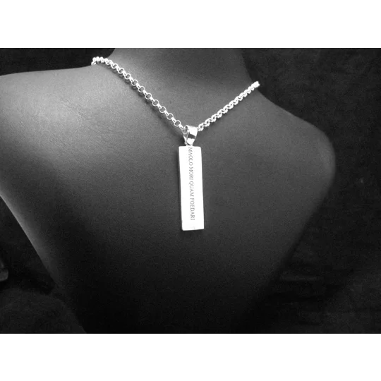 nametag necklace