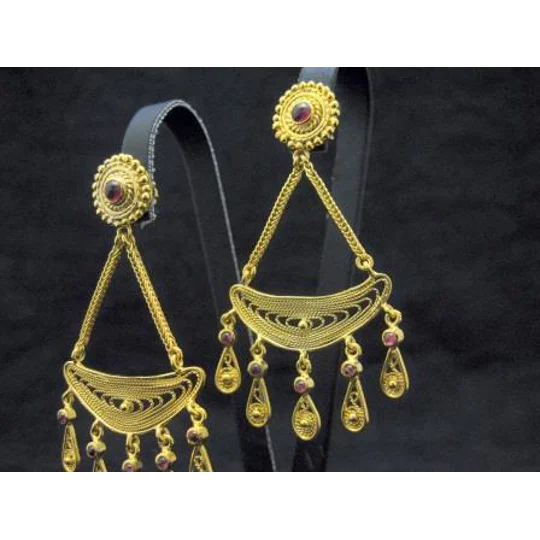 Chandelier Earrings - Handmade