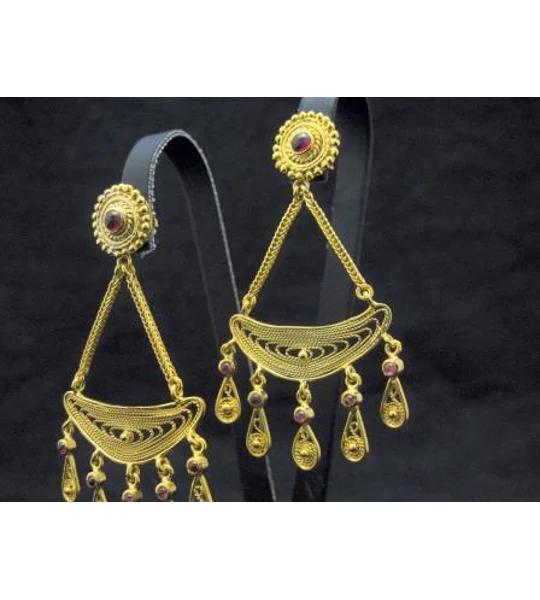 Chandelier Earrings - Handmade