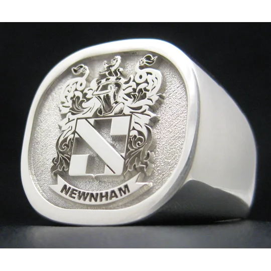 Newnham Family Crest Ring