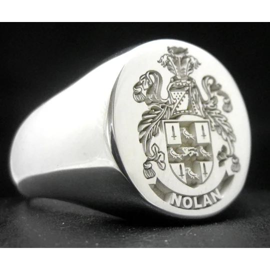 Nolan Family Crest Ring