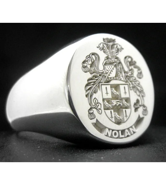 Nolan Family Crest Ring